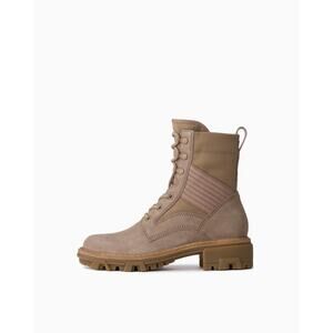 Rag & Bone 'Shiloh' Brown Polyester Lace Up Jungle Boot Size 7